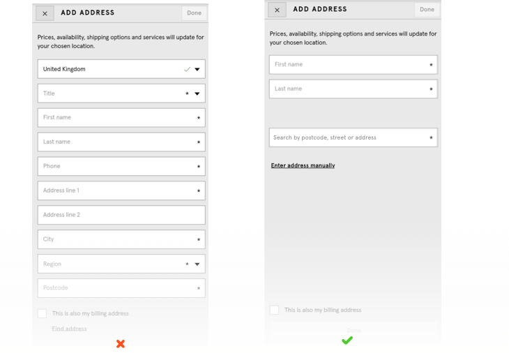 Primary CTA styled as an obvious button