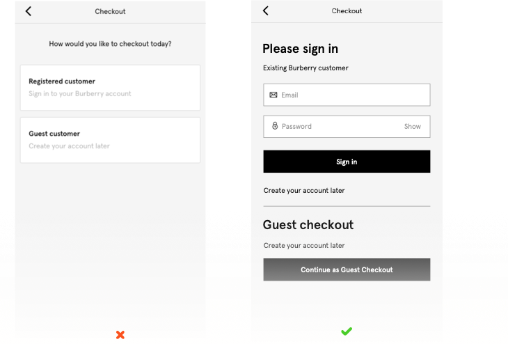 Optional fields marked instead of mandatory