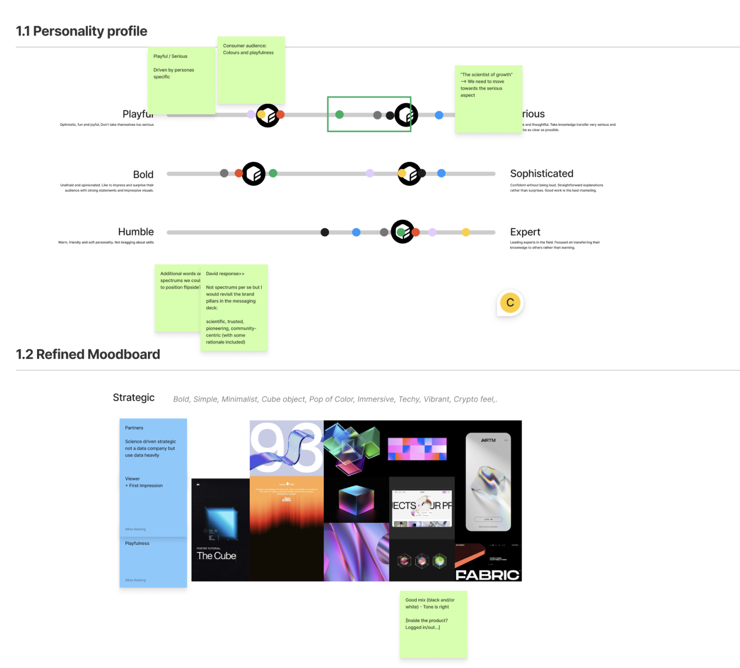 Audit of the existing interface — hierarchy and consistency issues