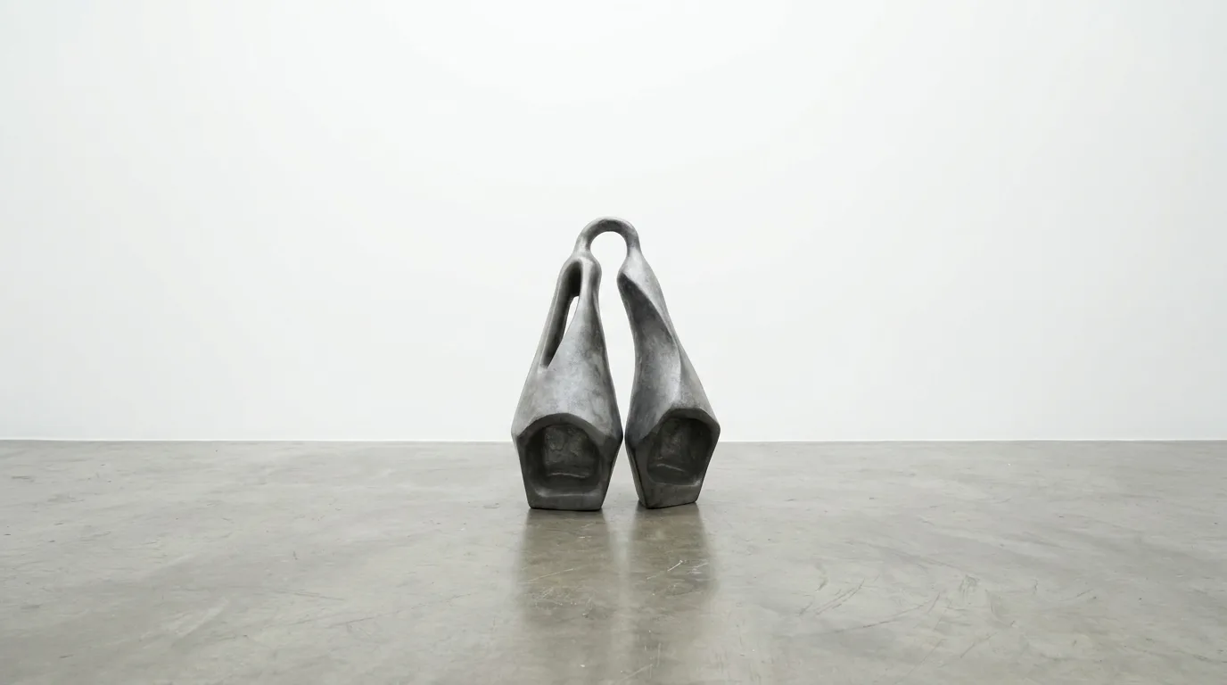 Ogene MIDI: 001 alone on a polished concrete floor against a white wall