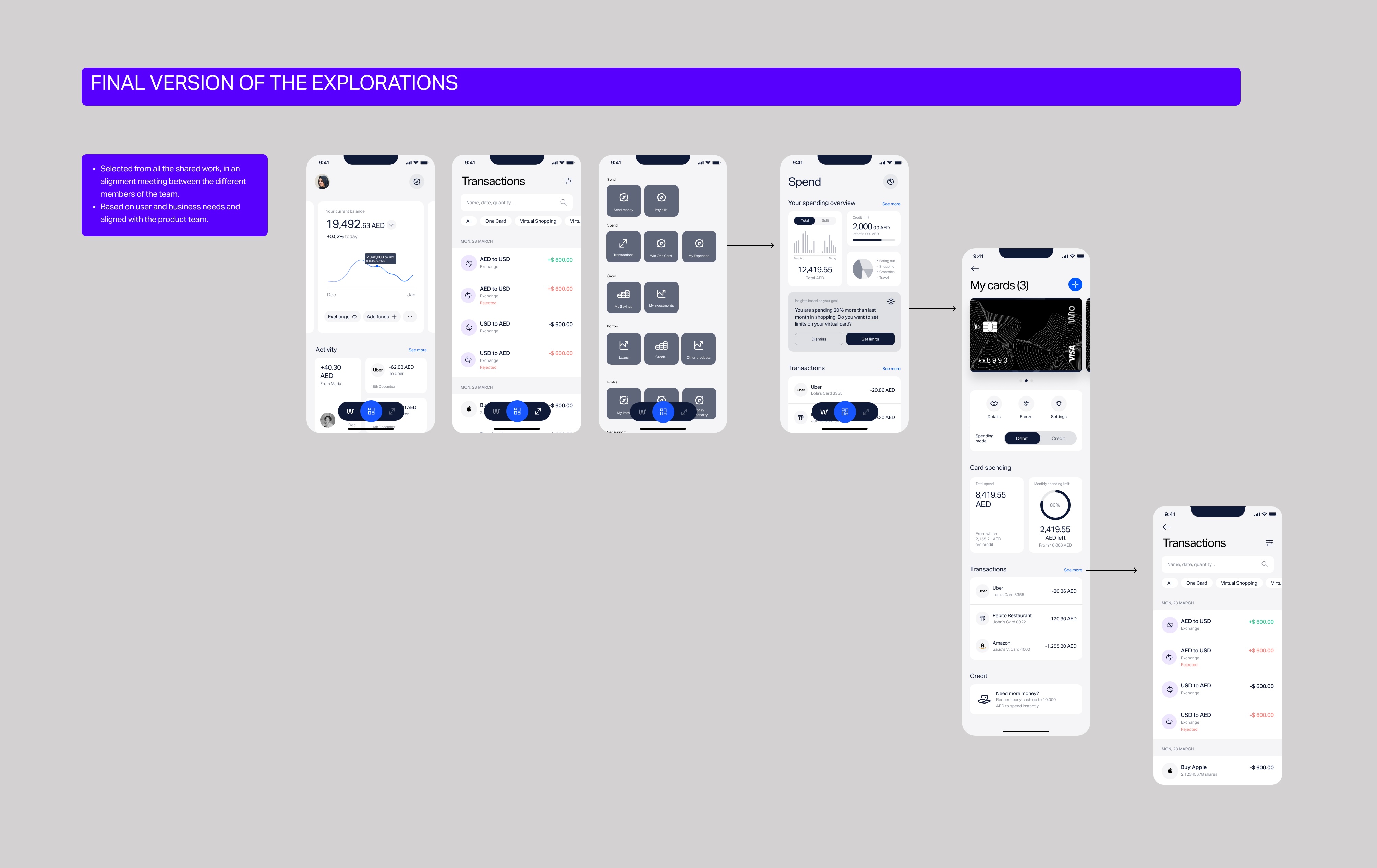 Navigation exploration — flows through goals and insights