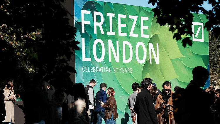 Frieze London — the week the show opens.
